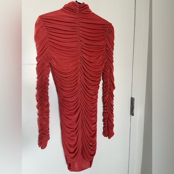 Aliette Ruched Body-Con Mini Dress - Picture 2 of 6